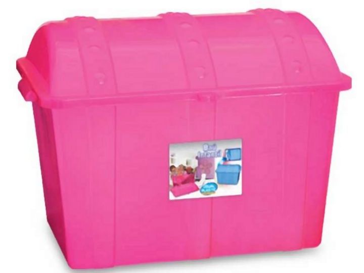 Baú 43L Infantil 4 usualutilidades ROSA INTEIRO REF 53
