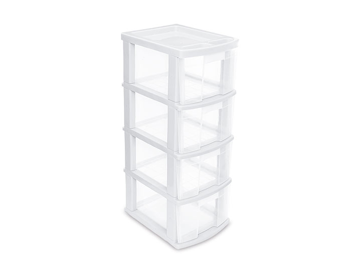 Gaveteiro com 3 ou 4 Gavetas Branco 6 508